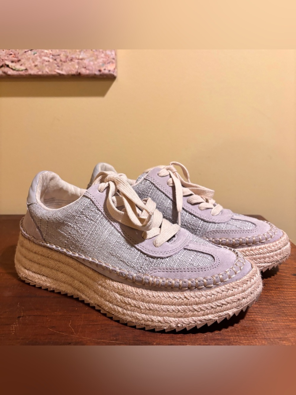 Dolce Vita Darwin Platform Sneakers Size 8